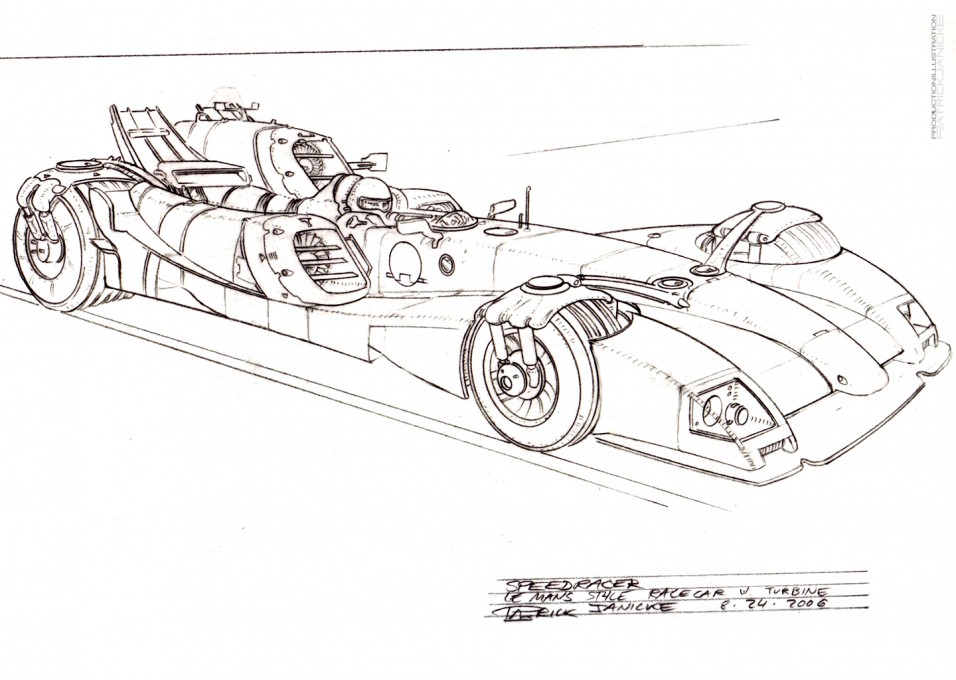 Drawing…Speed Racer?? 